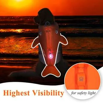 VIVAGLORY Dog Life Vest, Stylish & Safe Water Gear