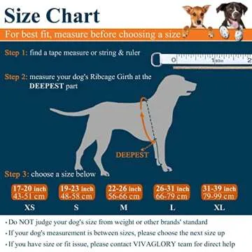 VIVAGLORY Dog Life Vest, Stylish & Safe Water Gear