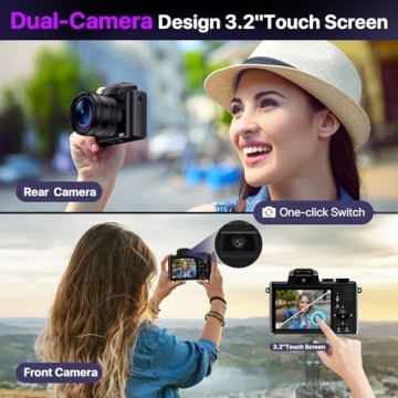 8K Digital Camera with Autofocus & WiFi for Effortless Sharing