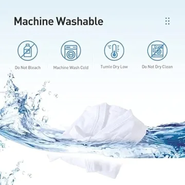 Acanva Plush Cotton Spa Kimono Bathrobe for Women & Men