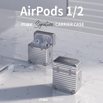 Miak AirPods Case with Keychain - Stylish Protection and Functionality
