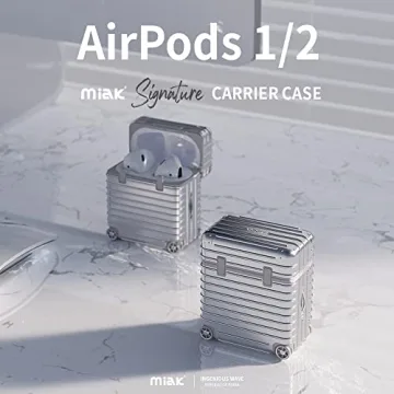 Miak AirPods Case with Keychain - Stylish Protection and Functionality