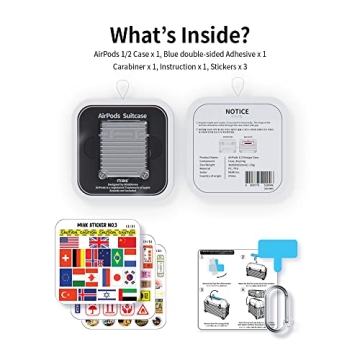 Miak AirPods Case with Keychain - Stylish Protection and Functionality