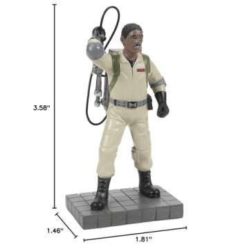 Department 56 Ghostbusters Village Accessories Winston Zeddemore Figurine, 3.58 Inch, Multicolor