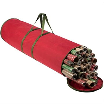 ZOBER Wrapping Paper Storage - 40" Organizer for 20 Rolls