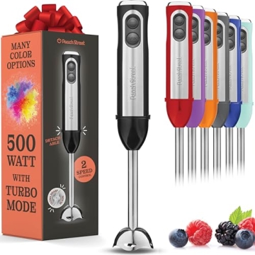 500W Powerful Immersion Blender with Turbo Mode