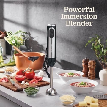 500W Powerful Immersion Blender with Turbo Mode