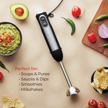 500W Powerful Immersion Blender with Turbo Mode
