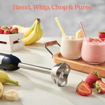 500W Powerful Immersion Blender with Turbo Mode