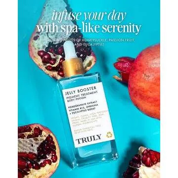 Truly Beauty Jelly Booster Pigment Treatment Body Potion Scar Treatment - Fast Absorbing Acne Scar for Face And Body - Scar Removal Ointment - Lightweight Scar Serum for Everyday Use 3.1 OZ
