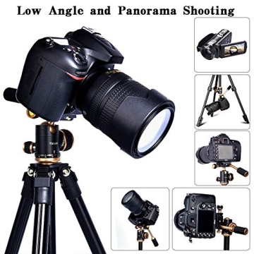 YoTilon Lightweight Tripod for Cameras – Travel Friendly