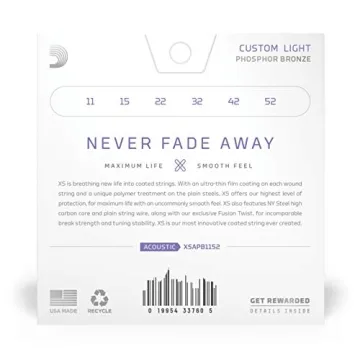 D'Addario Guitar Strings - XS Phosphor Bronze 11-52