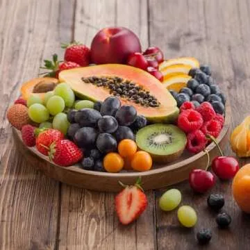 9" Acacia Wood Lazy Susan Turntable Organizer, Lazy Susan for Table Top Cabinet Dining Pantry Countertop Cupboard Organization, Decorative Tray for Kitchen Bathroom Decor Coffee Bar Accessories