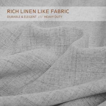 ROSE HOME FASHION Blackout Curtains for Total Darkness