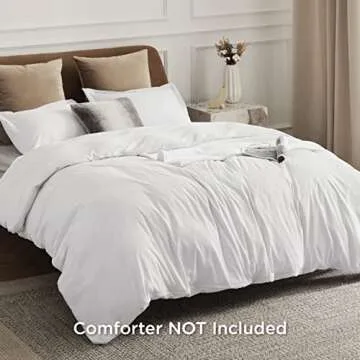 Bedsure Duvet Cover California King Size - Soft Double Brushed Bedding Set for Kids & Adults, Zipper...