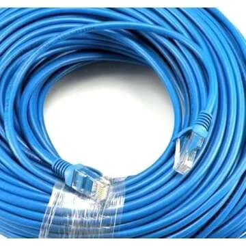 UbiGear 200ft Blue RJ45 CAT6 Ethernet LAN Network Internet Computer Solid Wire 23 AWG UTP Cable