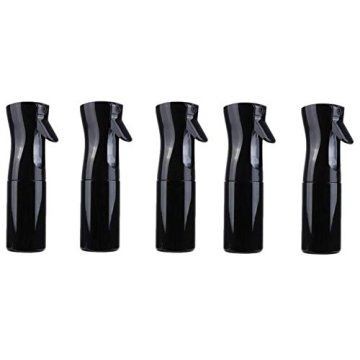 SEKtech 5 PCS Premium Empty Hair Spray Bottle - Ultra Fine Continuous Water Mister for Hairstyling, ...