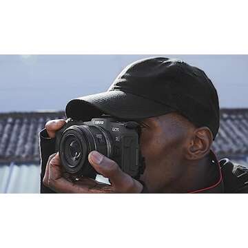 Canon RF 50mm F1.8 STM Lens | Compact and Lightweight, Fast F1.8 Aperture, Compatible with All Canon EOS R Series Cameras, Black