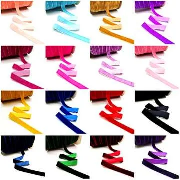 50 Yards Gold Velvet Ribbon 3/8 inch,Vintage Ribbon for Gift Wrapping,Ribbons for Craft Thin Ribbon Velvet Fabric Ornaments for Christmas Tree Bow Garland Wreath Flower Bouquet Decorations