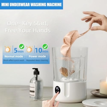 Drtenvd Portable Mini Washing Machine for Travel & Home