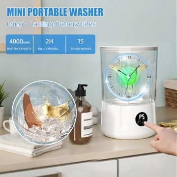 Drtenvd Portable Mini Washing Machine for Travel & Home