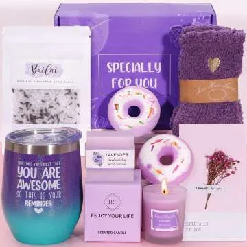 Lavender Spa Gift Basket for Women - Perfect for All Occasions