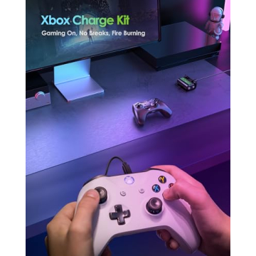 Rechargeable Xbox Battery Pack for 40H Gaming Experience