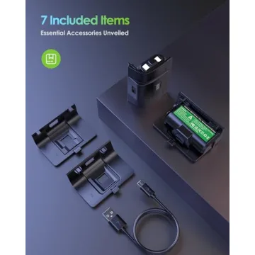Rechargeable Xbox Battery Pack for 40H Gaming Experience