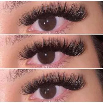 SIVOTE Lash Tweezers for Eyelash Extensions, Set of 3 - Volume, Volume Boot, Slim 90 Degree Tweezers with Fiber Tips in Pastel Colors, Ideal for Mega, Volume & Russian Lashes - Includes Leather Pouch