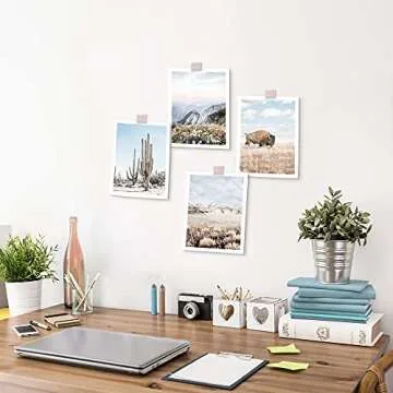 Western Nature Landscape Wall Art Set of 4 Unframed Prints