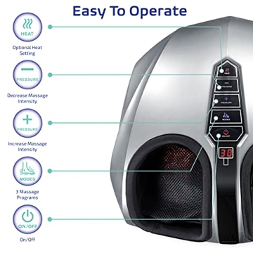 Belmint Shiatsu Foot Massager - Pain Relief with Heat Therapy