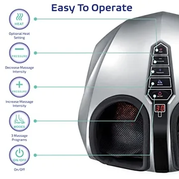 Belmint Shiatsu Foot Massager - Pain Relief with Heat Therapy