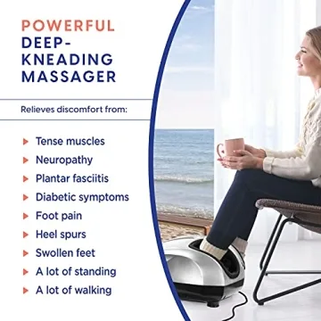 Belmint Shiatsu Foot Massager - Pain Relief with Heat Therapy