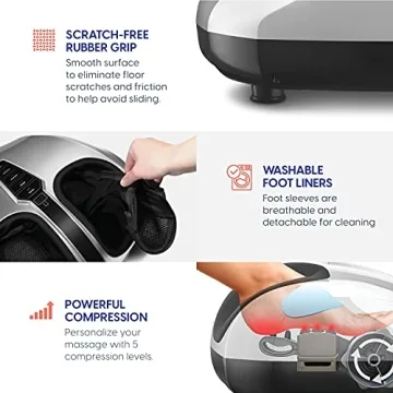 Belmint Shiatsu Foot Massager - Pain Relief with Heat Therapy