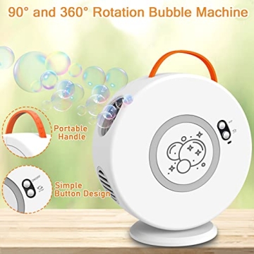 Automatic Bubble Machine for Kids Rechargeable Portable Toy