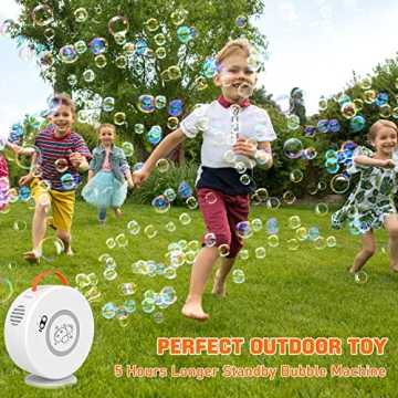 Automatic Bubble Machine for Kids Rechargeable Portable Toy