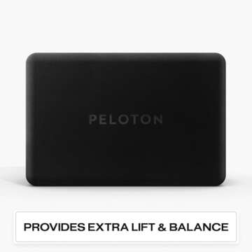 Peloton Yoga Block | Premium EVA Foam Yoga Blocks Available in Set of Two with Curved Edges and Corners, Accessories for Beginner and Advanced Yoga, 9 x 6 x 4 inches, Black/Red