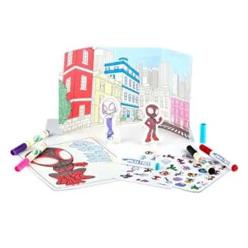 Crayola Color Wonder Spidey and His Amazing Friends Kit, Mess Free Coloring, Spiderman Coloring Pages & Stickers, Spiderman Toy, Kids Gift