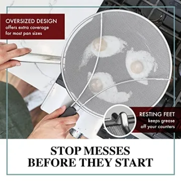 Bergkoch Splatter Guard for Safe & Clean Cooking Experience