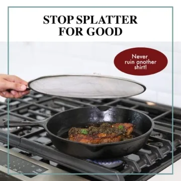 Bergkoch Splatter Guard for Safe & Clean Cooking Experience
