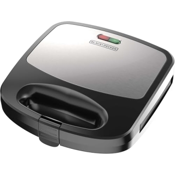 Compact 3-in-1 Black & Decker Waffle Maker and Grill