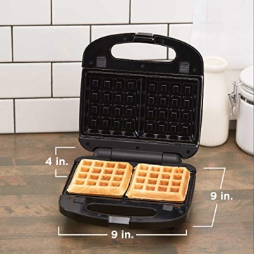 Compact 3-in-1 Black & Decker Waffle Maker and Grill