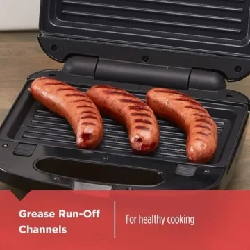 Compact 3-in-1 Black & Decker Waffle Maker and Grill