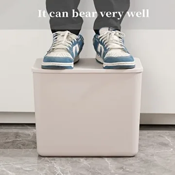 Versatile Yishyfier Plastic Storage Baskets with Lid for Organizing