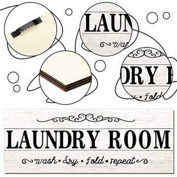 Rustic Laundry Room Sign for Home Decor and Gifts