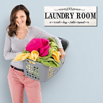 Rustic Laundry Room Sign for Home Decor and Gifts