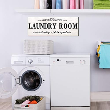 Rustic Laundry Room Sign for Home Decor and Gifts