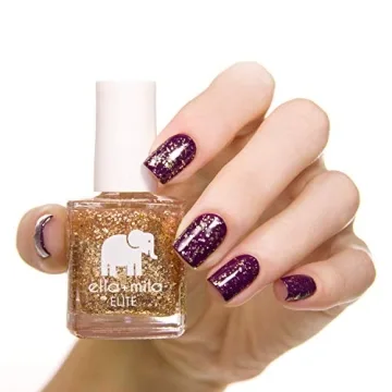 ella+mila Drippin' Gold Vegan Nail Polish - Quick Dry & Chip Resistant