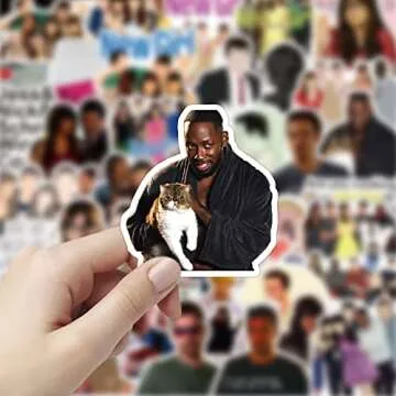 50 New Girl Stickers for Laptop and Skateboard