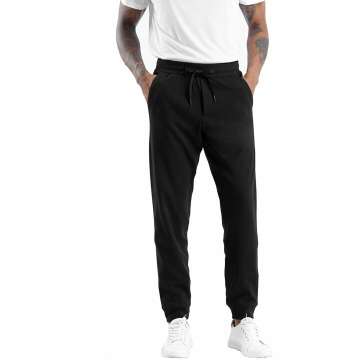 Men's Fleece Joggers with Deep Pockets for Workouts